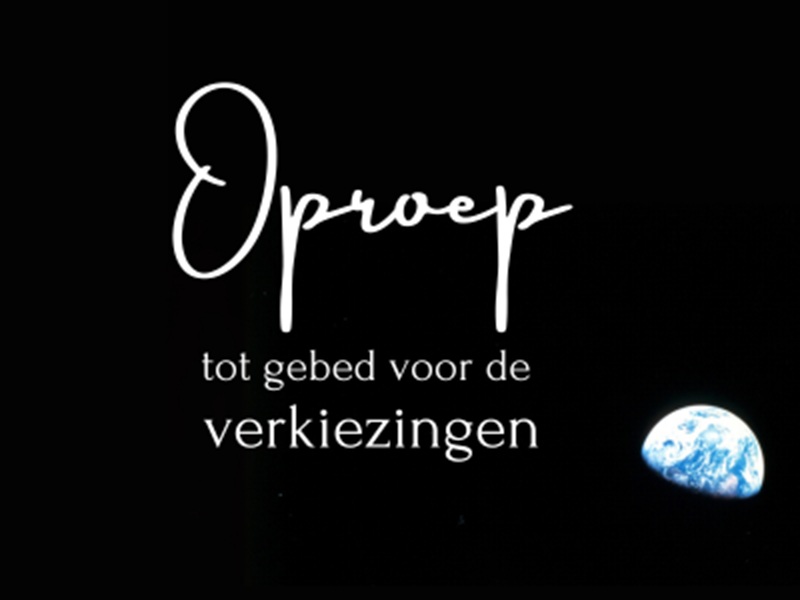 Oproep tot gebed voor verkiezingen